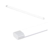 Alpinaluz Luminaria Lineal LED 120cm, Regleta LED 36W, 4500lm, Blanco Frío 6000K, Pantalla LED Alta Eficiencia, Difusor Mate Antideslumbrante, Carcasa Blanca