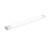 ALPINALUZ Luminaria Lineal LED 18W 60cm 6000K Blanco Frío, diseño compacto, pantalla blanca y apertura de luz de 180°