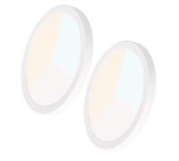 Alpinaluz Pack 2 Plafones LED Blancos 18W Ø225mm - Downlight LED Empotrable o Superficie, Ultra Fino 17mm, CCT 3000K/4000K/6000K, Corte Ajustable Ø65-200mm, IP44