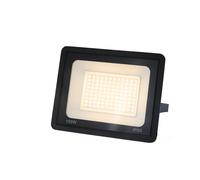 Alpinaluz Proyector LED Exterior 100W, Luz Cálida 3000K, 9500lm, IP65, Ángulo 120°, Soporte Ajustable, Carcasa de Aluminio, Iluminación Potente para Jardines, Garajes, Patios y Comercios