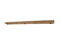 Alpinaluz Regleta de Techo 100 cm DIY para 2 o 3 Lámparas Colgantes - Base Rectangular de Madera Natural - Placa Universal para Montaje de Iluminación - Sin Cable ni Lámparas