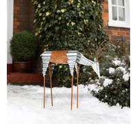 Alpine Corporation JUM326 - Reno de Metal para decoración de jardín, césped, decoración de día Festivo, Multicolor