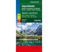 Alpine Countries Road Map: Austria - Germany - Liechtenstein - Switzerland - France - Italy - Slovenia: AK 2701