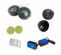 Alpine DDT-S30 - Tweeters de coche de alto rendimiento de 2,5 cm, cúpula suave, 360 W, salida máxima, impedancia de 4 ohmios, opciones de montaje flexibles para actualización del vehículo