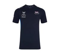 Alpine F1 Team 2025 - Camiseta de manga corta, colección oficial, color azul marino, azul, M