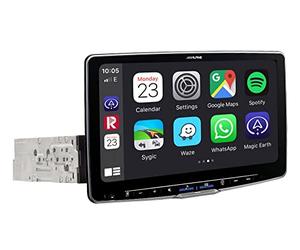 Alpine Halo 11 Sistema Multimedia Táctil iLX-F115D, Pantalla de 11 Pulgadas, con Apple CarPlay Inalámbrico y Android Auto, Bluetooth, Dab+, 4 x 50W