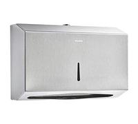 Alpine industries Dispensador de Toallas de Papel Plegable en C, Soporte de Papel de Acero Inoxidable de fácil instalación para Cocina, baño o encimera
