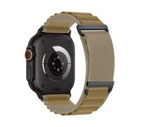 Alpine Loop compatible con Apple Watch Ultra 2/Ultra, 49 mm, 46 mm, 45 mm, 44 mm, 42 mm, 41 mm, 40 mm, 38 mm, correa de nailon alpino para iWatch Ultra SE/SE 2 Series 10 9 8 7 6 5 4 3 2 1 (bronceado,