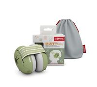 Alpine Muffy Baby - Cascos antiruido para bebés y niños pequeños hasta 36 meses - Protectores auditivos para niños y bebés - Cómodas orejeras evitan daños auditivos con banda antideslizante - Verde
