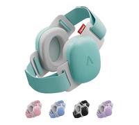 Alpine Muffy Baby Confort - Cascos Bebe Antiruido - Certificado CE & ANSI - Diadema Única Para Un Ajuste Seguro Y Cómodo - Protección Auditiva Ajustable Hasta 5 Años - Atenuación De 24 dB, Aqua Blue