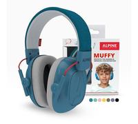 Alpine Muffy Protectores de Oído para Niños de 5 a 16 Años - Cascos Antirruido - Protección Auditiva Cómoda - Banda Ajustable - Azul