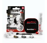 Alpine MusicSafe Pro Tapones de Alta Fidelidad para Conciertos y Reducción de Ruido - Protección Auditiva para Músicos Profesionales y DJs - 3 juegos de filtros hipoalergénicos - Transparentes