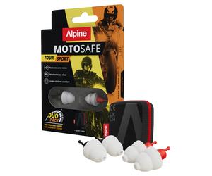 ALPINE Paquete MotoSafe Duo - 2026 Juego de tapones para los oídos unisex