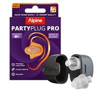 Alpine PartyPlug Pro Tapones de Oídos Hi-Fi para Conciertos, Protección Auditiva Profesional 21dB - Protección Auditiva Esencial para Festivales, Música & Raves - 3 Tamaños S/M/L - Negro