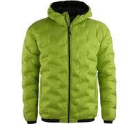 ALPINE PRO Chaqueta de invierno para hombre KREDAS para la ciudad y las montañas con revestimiento DWR funcional repelente al agua y una fuerte aislación interior HI-THERM, verde, S