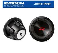 Alpine R2-W12D2 30 cm (12 pulgadas) R2-Series DVC Subwoofer 2250 vatios de...