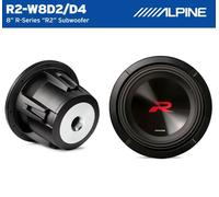 Alpine R2-W8D2 Subwoofer 20 cm (8 pulgadas) R-Series 1000 vatios