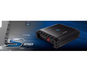 Alpine S2-A36F S-Series 4 canales amplificador RMS potencia 380 vatios amplif...