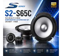 Kit Cajas ALPINE S2-S65 Coaxiales 2 Vías 165 mm 240W 4 Ω