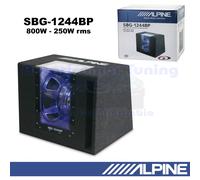 Alpine SBG-1244BP Subwoofer Pasivo Bass Reflex En Caja De 30 Cm 12'' 800W 4 Ohm