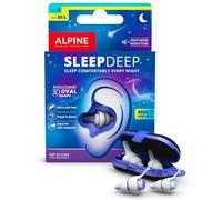 Alpine SleepDeep Tapones de Oídos para Dormir - S + M/L (2 Pares) - Tapones Antiruido 3D con Gel Supresor de Ruido - Filtros Suaves para Dormir de Lado - Reducen Ronquidos y Ruidos