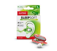 Alpine SleepSoft Tapones - Bloquea los ronquidos y mejora el sueño - Filtros suaves diseñados para dormir - Material hipoalergénico cómodo - Tapones reutilizables