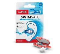 Alpine Swimsafe - Tapones para los oídos para natación - Filtros únicos para mantener el agua fuera y seguir oyendo conversaciones - Material cómodo y termomaleable - Ajuste universal