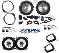 Alpine SXE-1750S SXE-1325S Set 6 Arcas Opel Corsa 93> 06 Adaptador / Buje Ant /