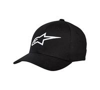 Alpinestar Ageless Curve Hat, Gorra Flexfit Visera Logo Bordado 3d Hombre, Black/white, 54-57