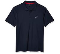 Alpinestar Capital Polo Polo de Manga Corta, Tejido piqué con Logo en el Pecho, Hombre, Navy, L