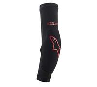 ALPINESTAR Paragon Plus - Protector de Codo para Hombre, Color Negro y Rojo, Talla L