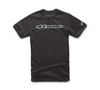 Alpinestar Wordmark tee Camiseta, Hombre, Negro, M