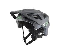Alpinestars 1510183 Casco Integral, Unisex Adulto, Atom Gris Oscuro Cool, S