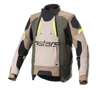 Alpinestars Halo Drystar Chaqueta textil de motocicleta, verde-marrón, tamaño XL para Hombres