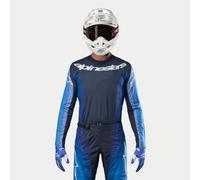 Alpinestars 2024 Techstar Pneuma Jersey Camiseta Azul Marino Race MX Motocross