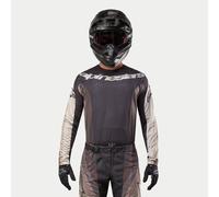alpinestars Techstar Pneuma Camiseta MX Gris/Negro L hombres