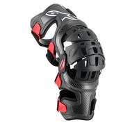 Alpinestars 2025 Bionic-10 Soporte Rodilla Izquierdo Carbono Negro MX