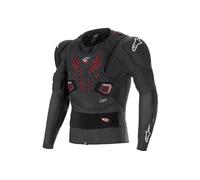 Alpinestars Bionic Pro V3 Plasma Chaqueta protectora, negro-rojo, tamaño XL para Hombres