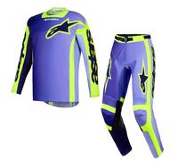 Alpinestars 2026 Racer Portl Kit Motocross Adulto Morado Amarillo Flo
