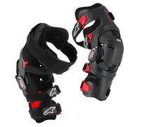 Alpinestars 2026 RK-7 Protectores De Rodilla Plasma MX Negro Rojo Off-Road ATV