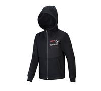 Alpinestars 2026 Youth Racer MX Fleece Sudadera Moto Cross Negro Off Road