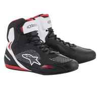 Alpinestars Faster 3 Rideknit, zapatos 8.5 US male Negro/Blanco/Rojo
