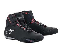 Alpinestars 2544519-1118135, Barco para Motocicleta Hombres, Negro, Gris y Rojo, 47.5 EU