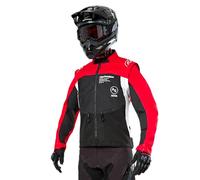 Alpinestars 3700125-1342-M: Chaqueta Pro-Dura Negro/Rojo Brillante/Blanco Md