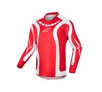 Alpinestars 3773924-3120-L: Camiseta juvenil Racer Lurv Mars Red/White Lg