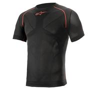 Alpinestars 4280-0301-05 Ride Tech V2 Manga Corta Verano Top Md-Lg Negro/Rojo