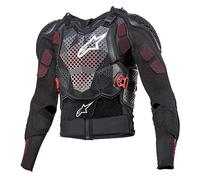 Alpinestars 6506524-123-M: Bionic Tech V3 Protection Jacket Blk/Wht/Red MD