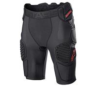 Alpinestars Bionic Pro Protector Shorts, negro-rojo, tamaño XL para Hombres