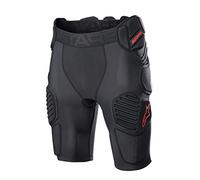 Alpinestars 6507523-13-XXL: Pantalones Cortos Bionic Pro Protection Negro/Rojo 2X