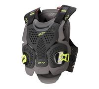 Alpinestars 6701520-1155-XXL A-4 Max Protector De Pecho Negro/Anth/Fluo Ylw Xl/2X